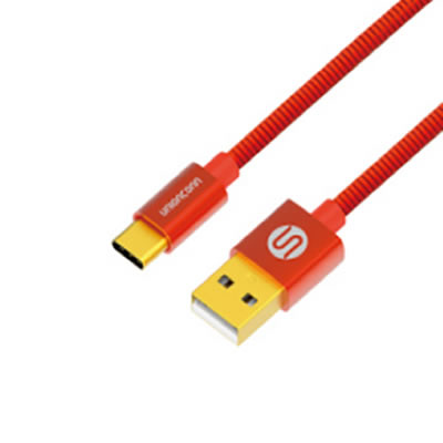 弹簧合金USB TYPE-C 数据充电线